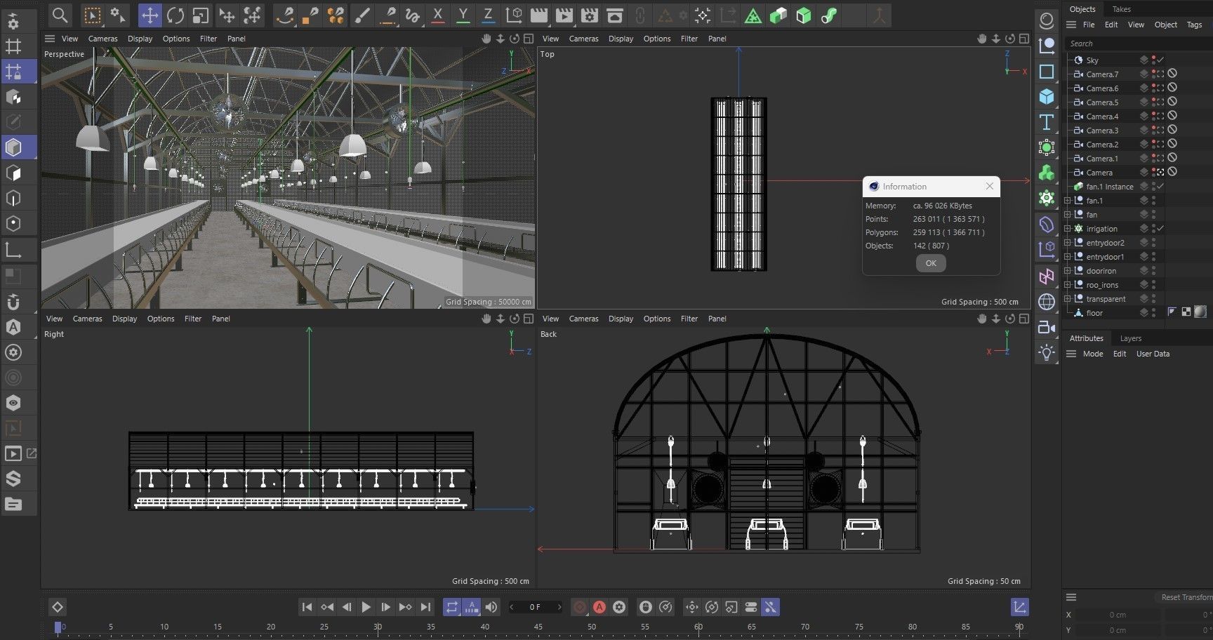 Greenhouse 3D model_17