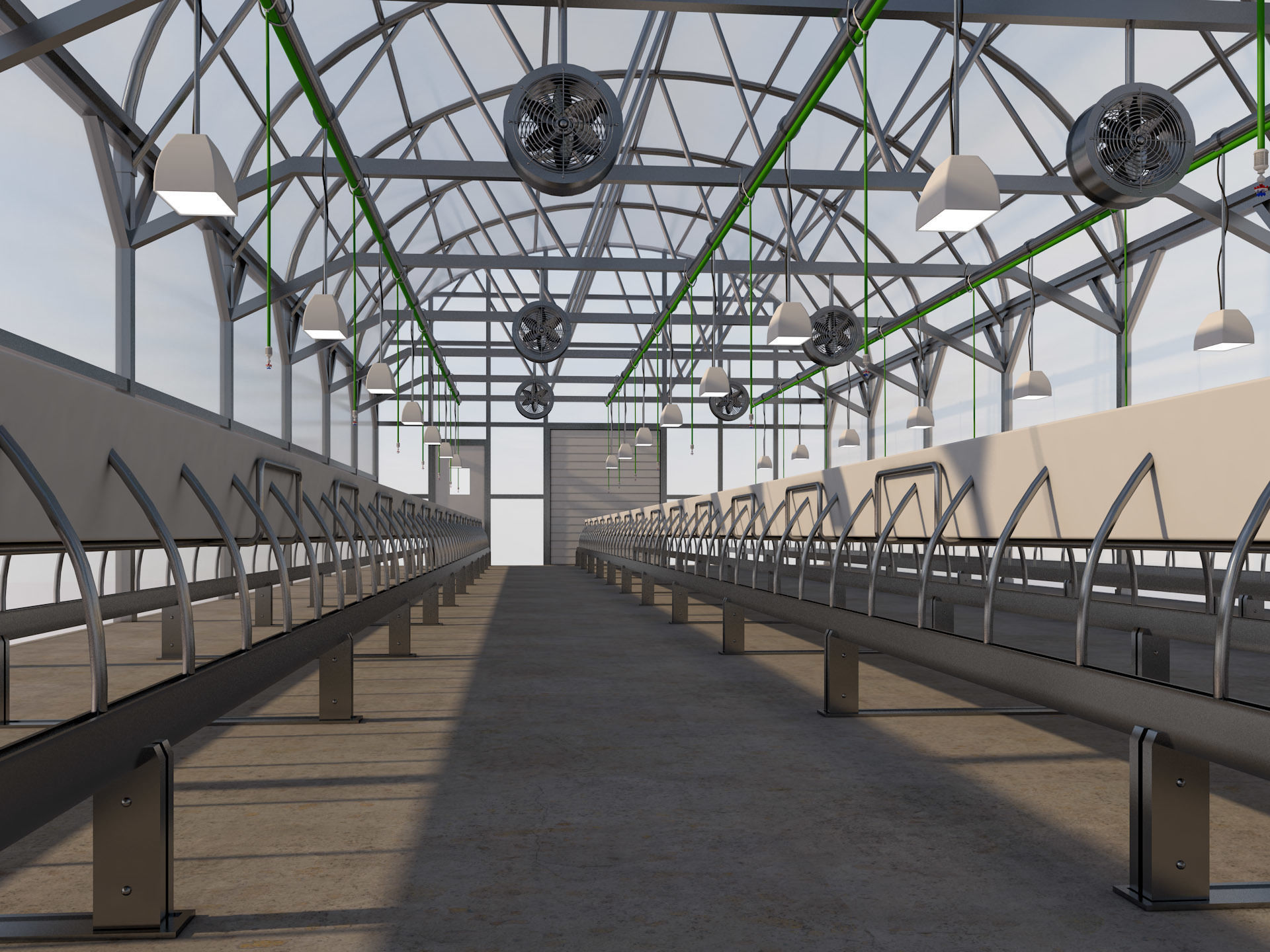 Greenhouse 3D model_7