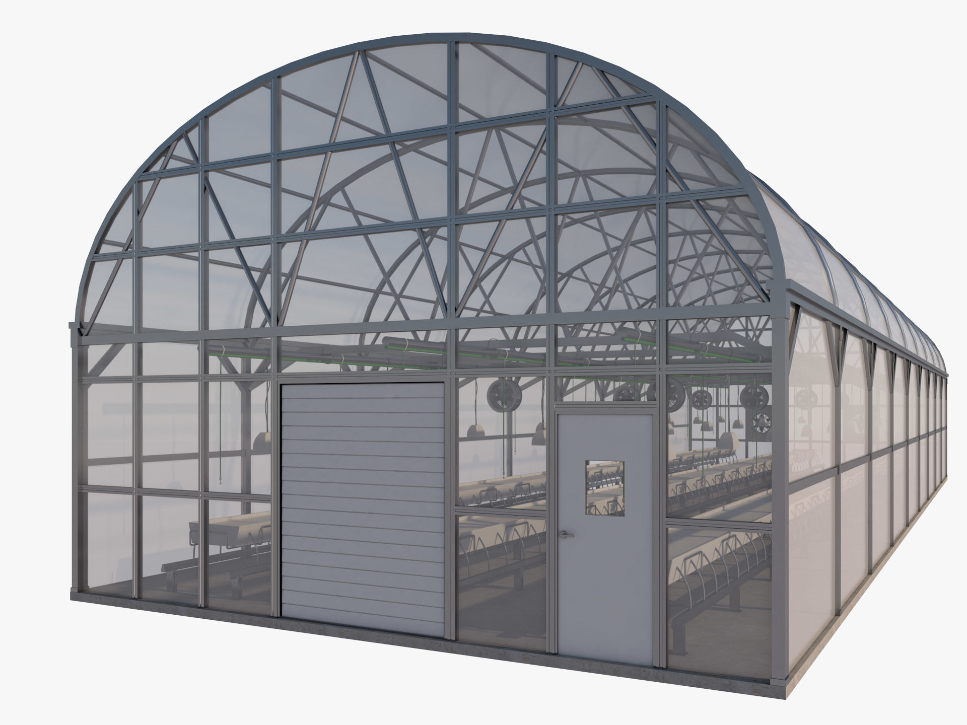 Greenhouse 3D model_3