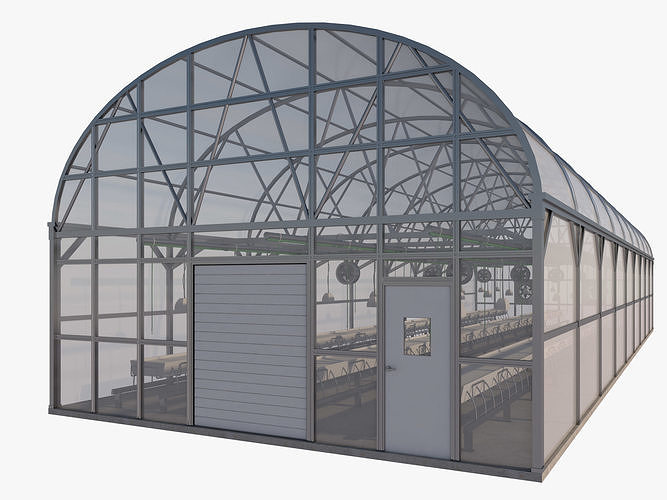Greenhouse 3D model 4