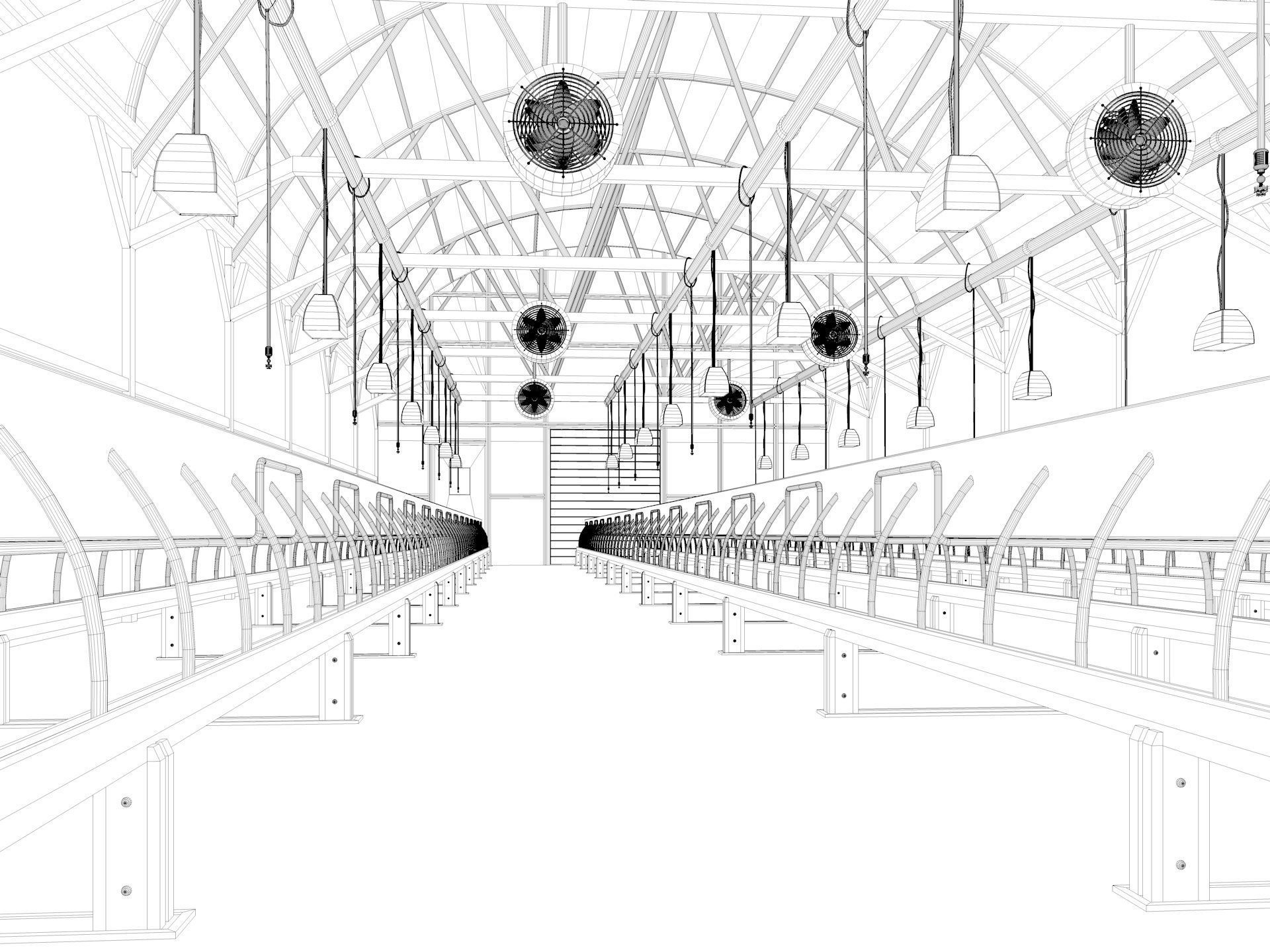 Greenhouse 3D model_12