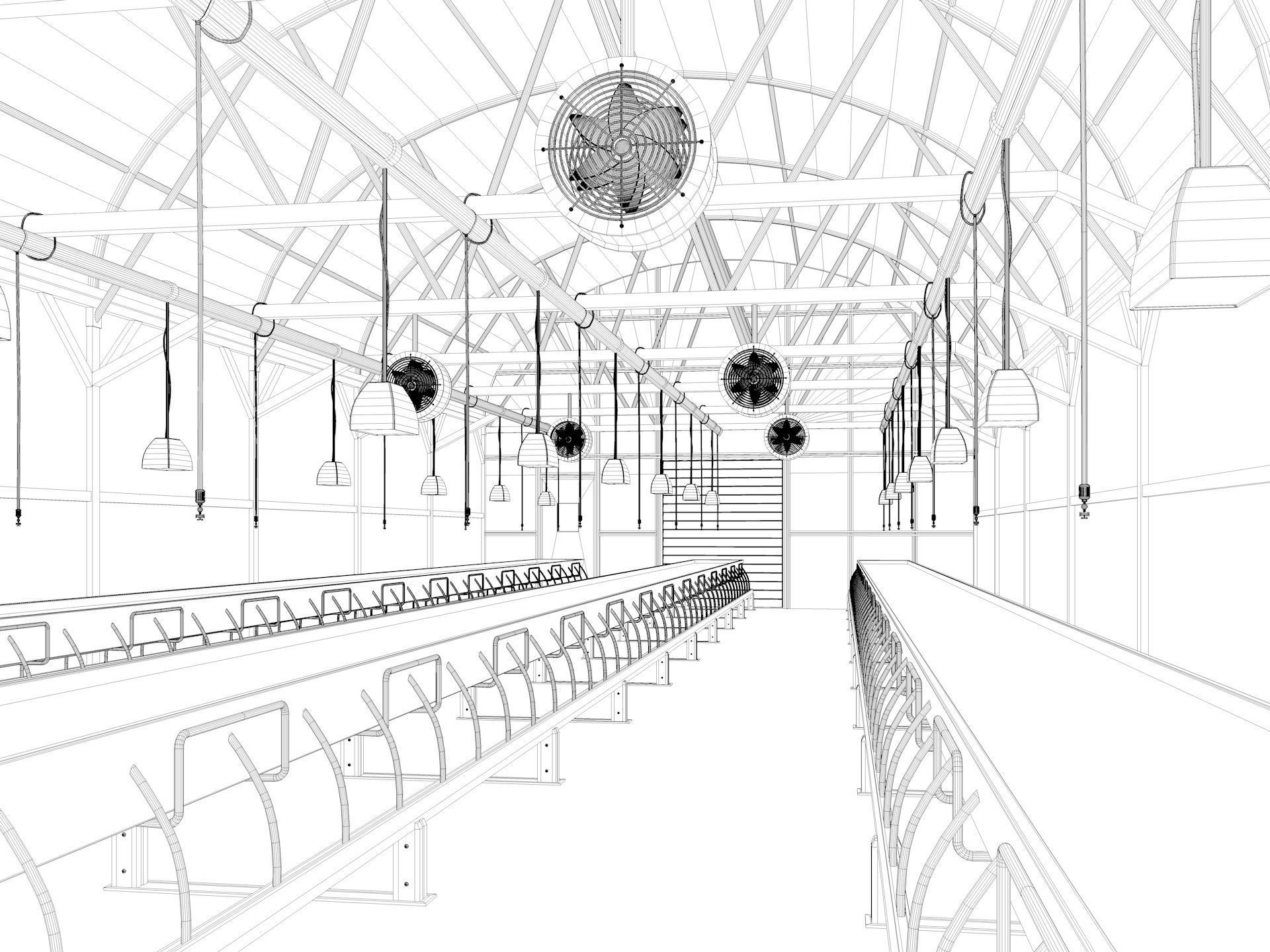 Greenhouse 3D model_11
