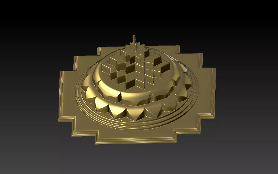 Shree yantra 3d model print 3D print model_0