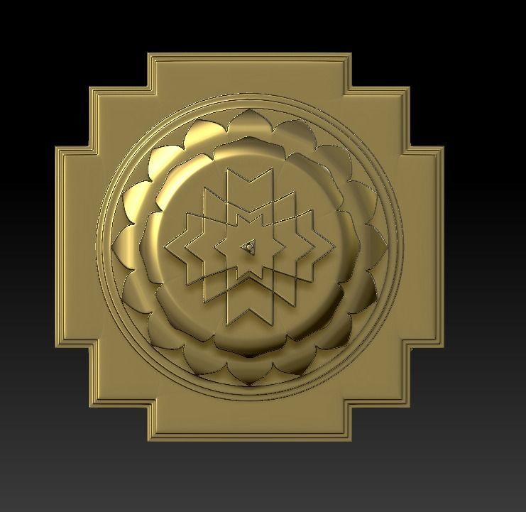 Shree yantra 3d model print 3D print model_1