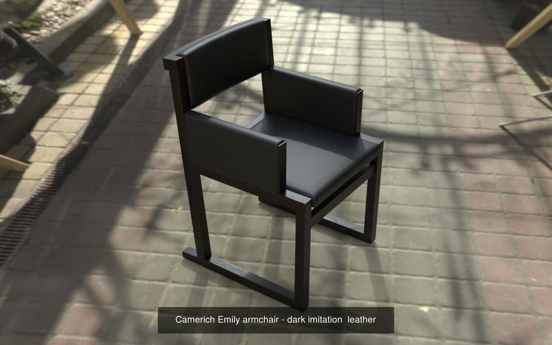 Camerich Emily - Set of contemporary chairs PBR 3D Model Collection_7