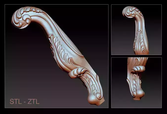  Collection Legs 3d STL Model Relief for CNC