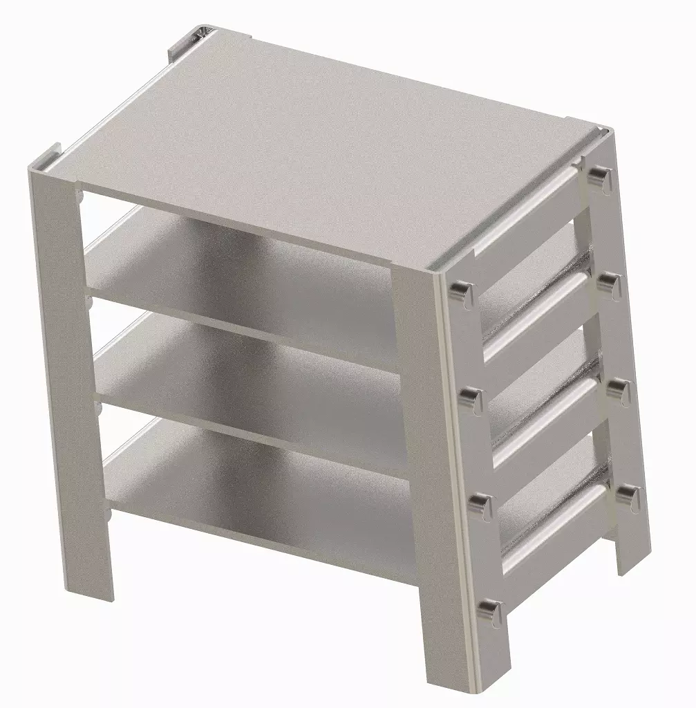 Multi Purpose Storage Rack 3D print model_0