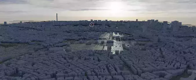 Tokyo 2021 latest map  3D model