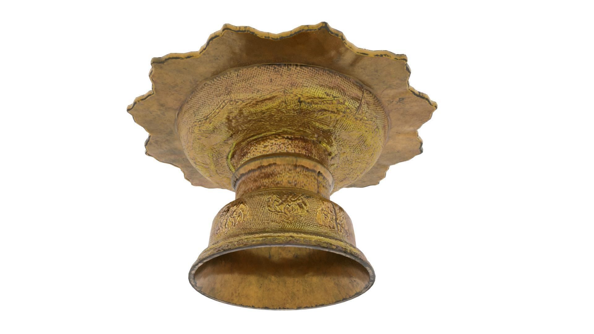 Phan - Thai Pedestal tray  3D model_2