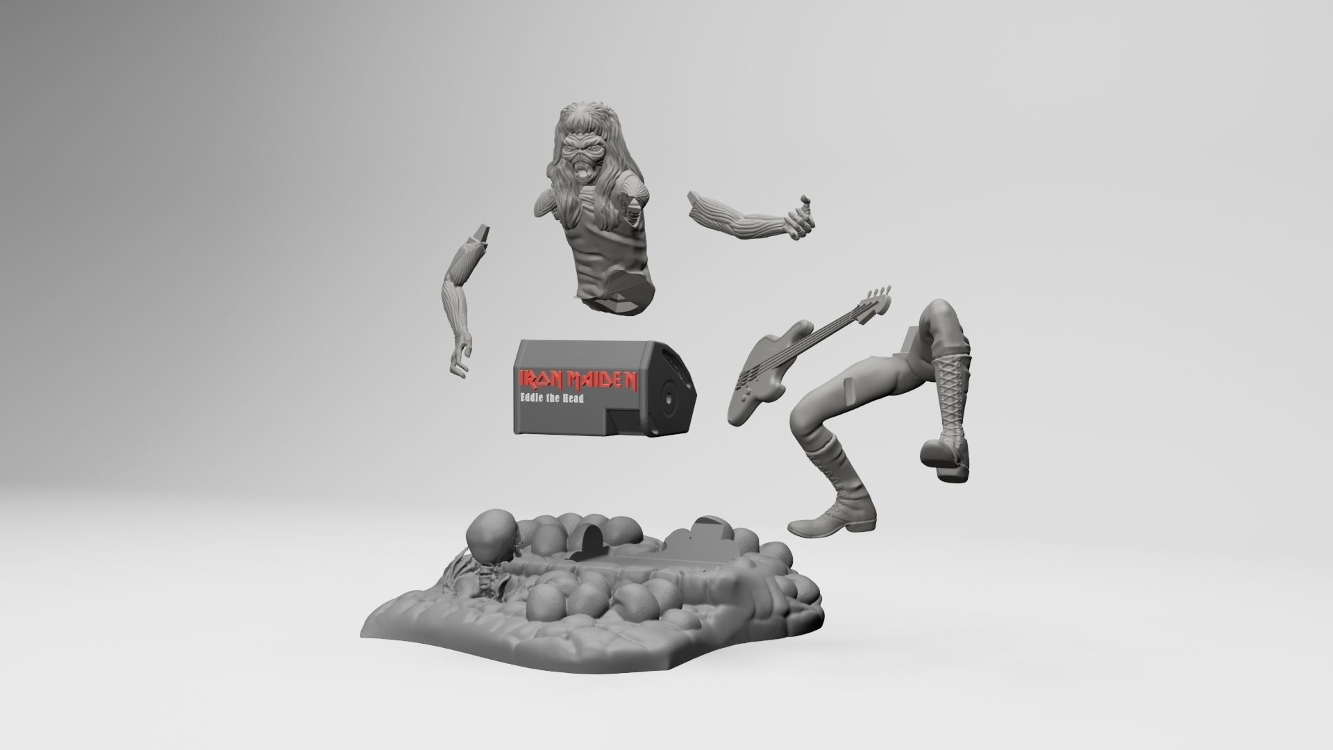 EDDIE IRON MAIDEN - 3D PRINTING 3D model 3D printable | CGTrader