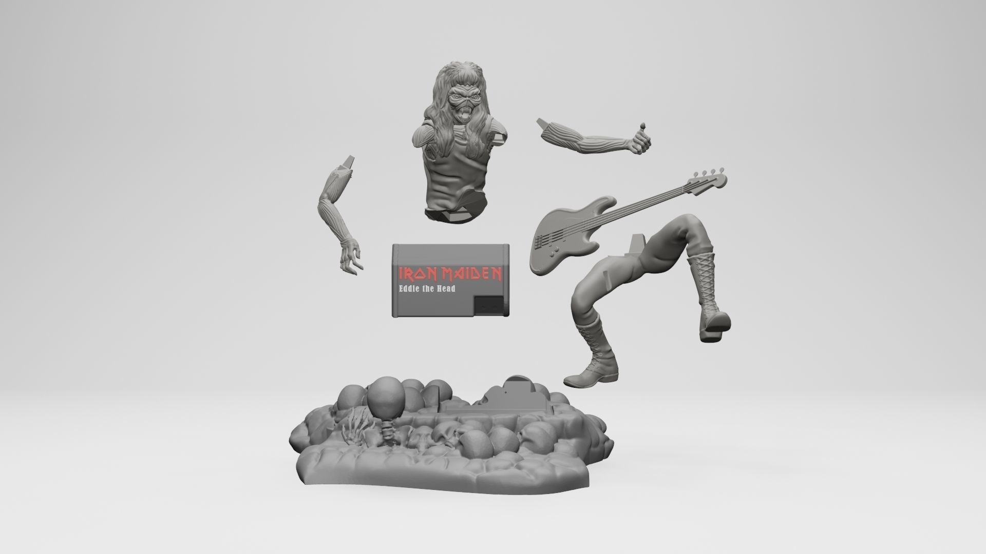 EDDIE IRON MAIDEN - 3D PRINTING 3D model 3D printable | CGTrader