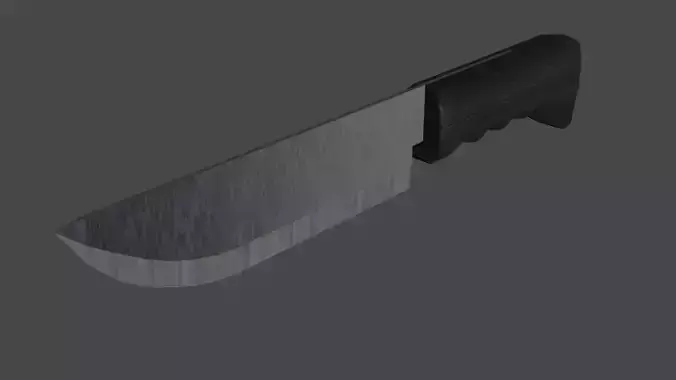 Low Poly Kitchen Knife