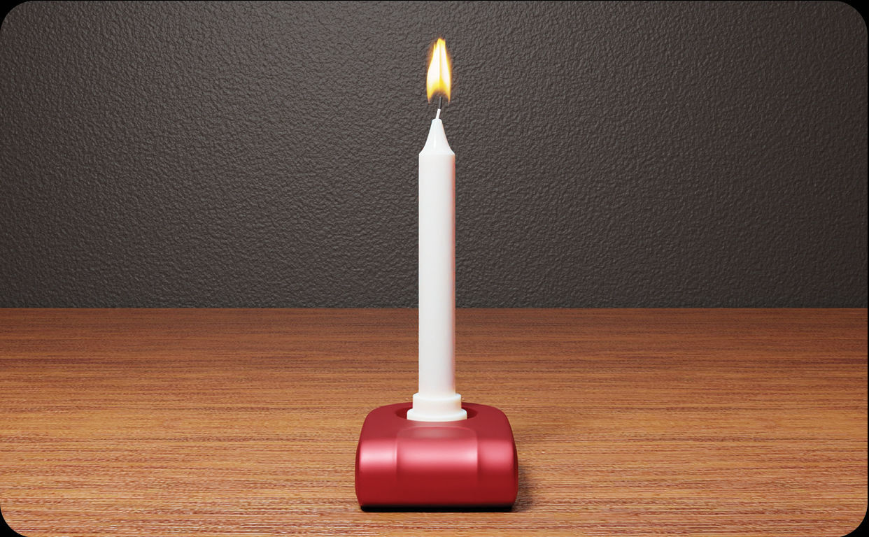 Candle Holder Design stl file for 3d printing 3D print model_6