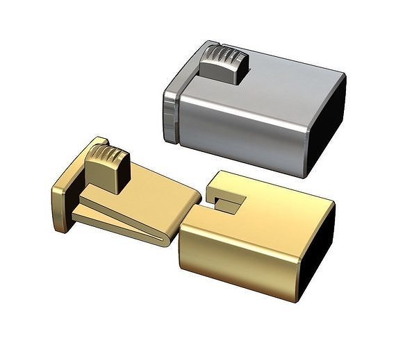 Simple box clasp 3D print model