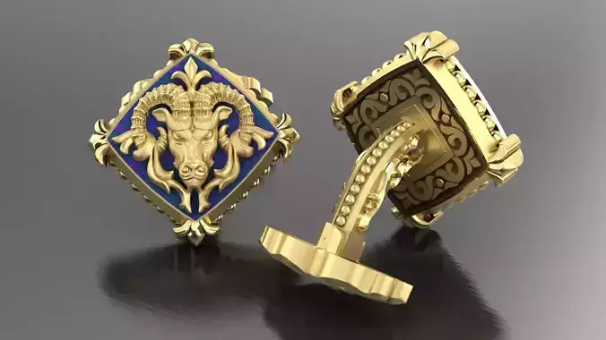  Zodiac signs Cufflinks Ram