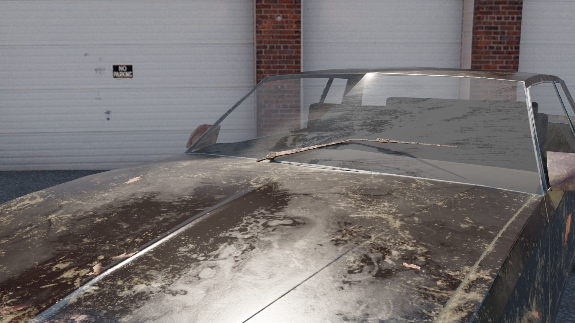 old classic monte carlo ss 1986 Free low-poly 3D model_1