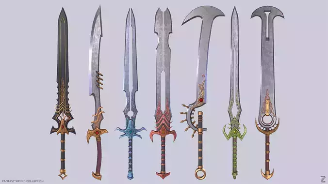 Fantasy sword collection 
