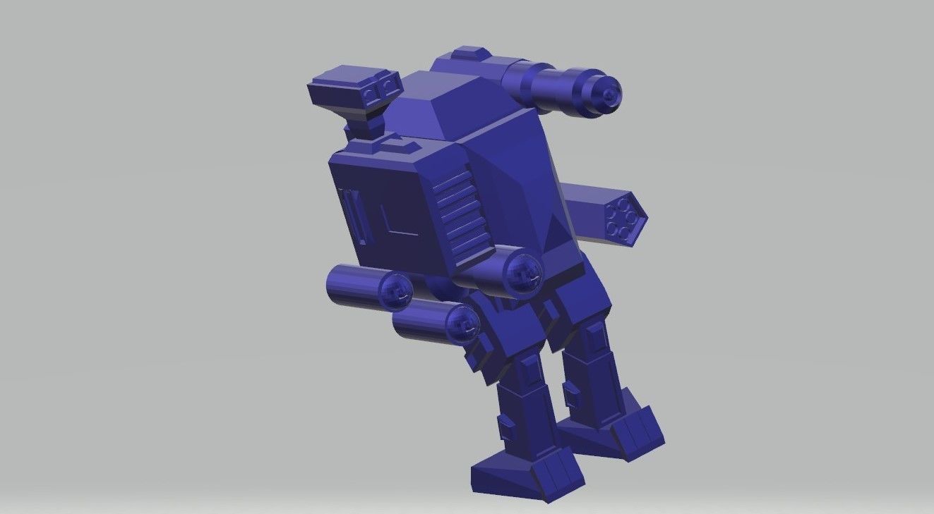 Blender Robot Introduction 3D model_2