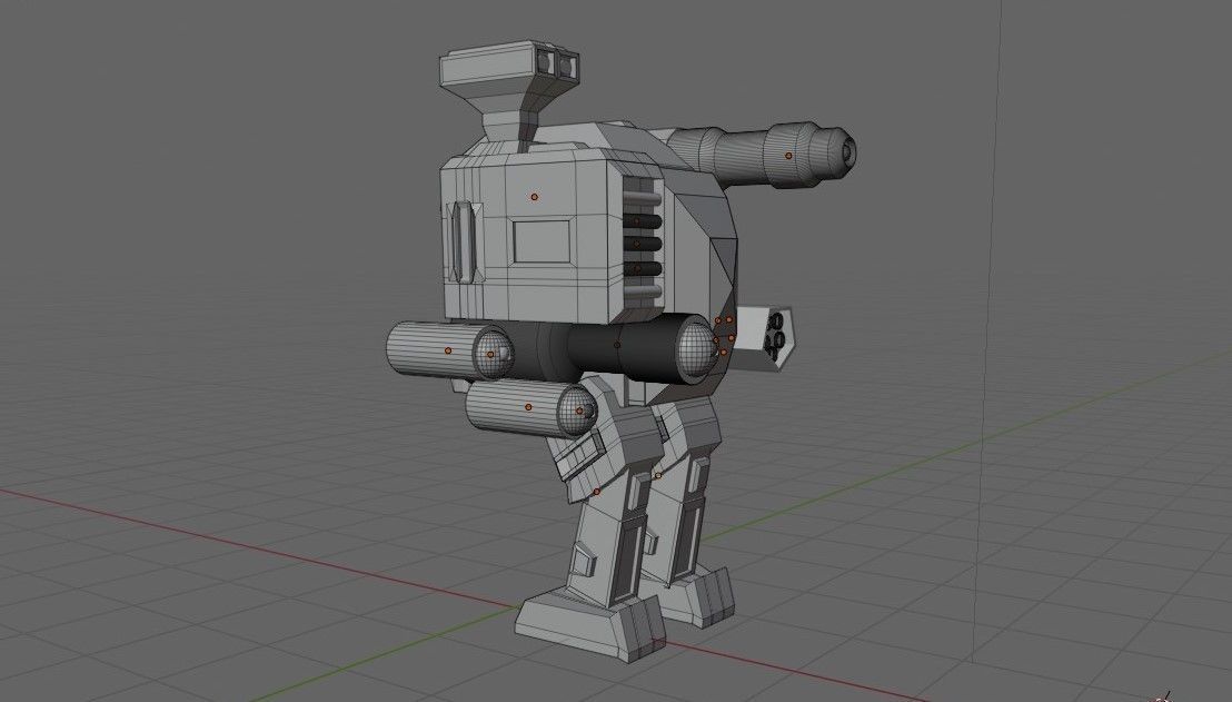 Blender Robot Introduction 3D model_4