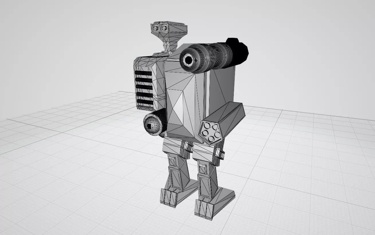 Blender Robot Introduction 3D model_0
