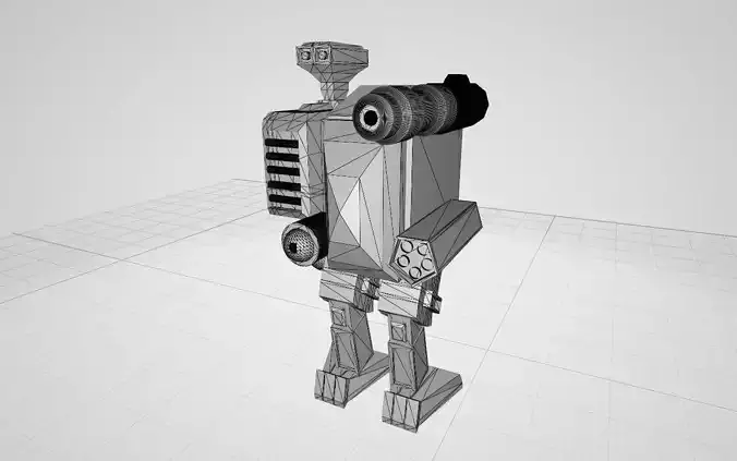 Blender Robot Introduction 3D model