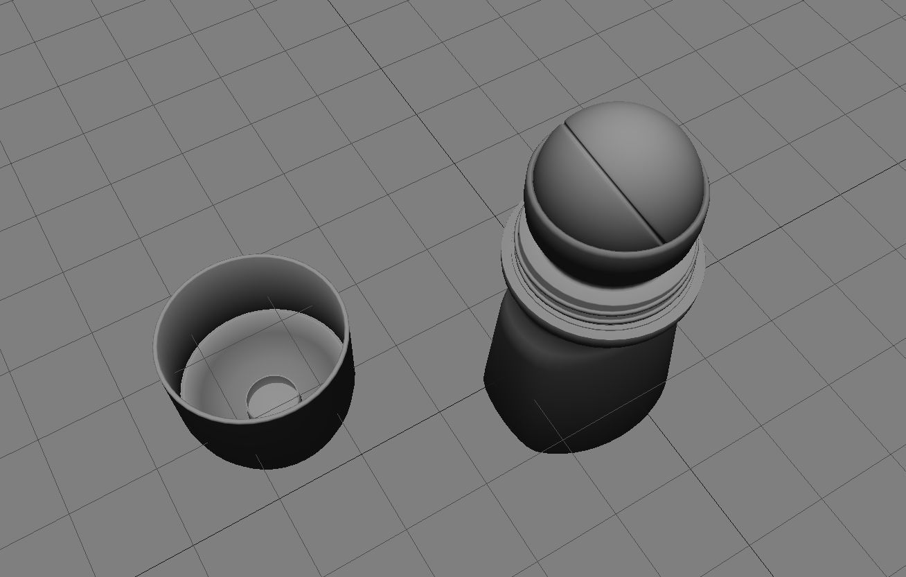 Roll-On Deodorant 3D Model Low-poly 3D model_13