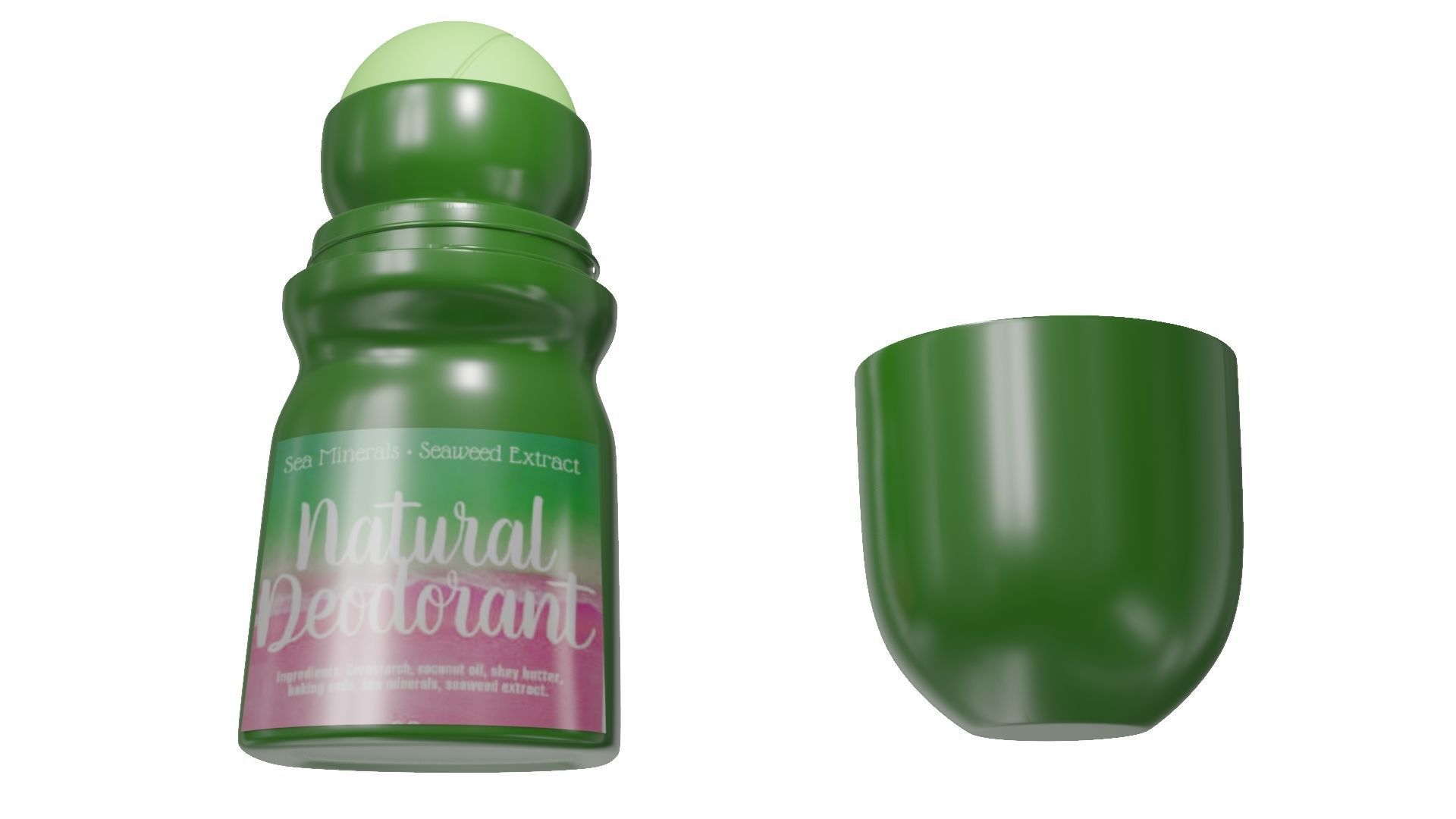 Roll-On Deodorant 3D Model Low-poly 3D model_9