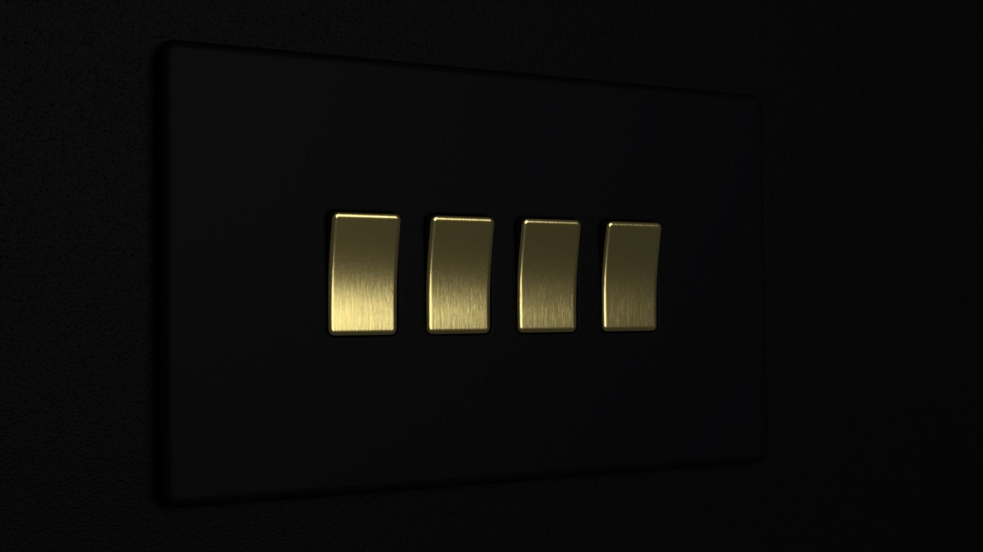 D and R Electrical Sockets or Outlets and Switches 3D model_21