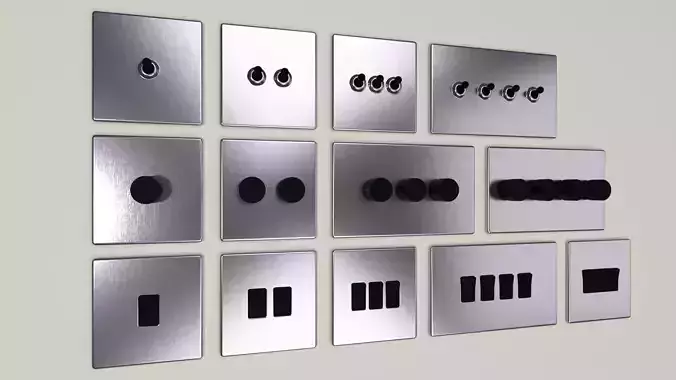 D and R Electrical Sockets or Outlets and Switches