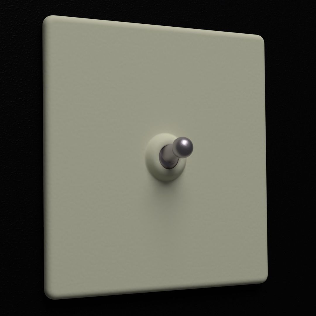 D and R Electrical Sockets or Outlets and Switches 3D model_27