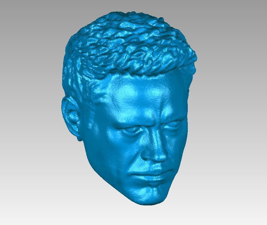 Tony Stark Ironman Head 3D Scan 3D print model_3