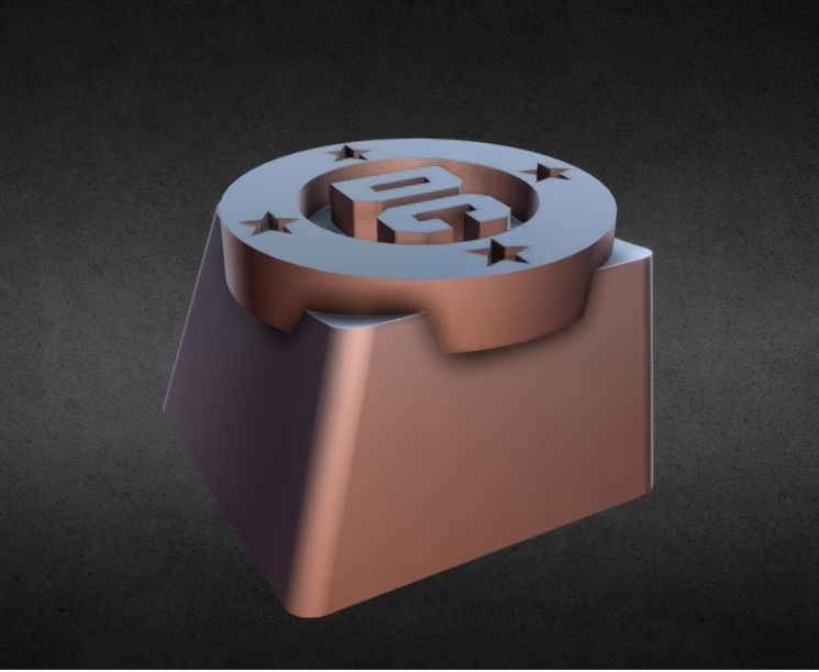 DC Bullet Keycap 3D print model_23