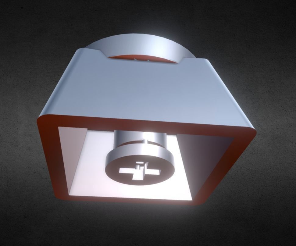 DC Bullet Keycap 3D print model_16