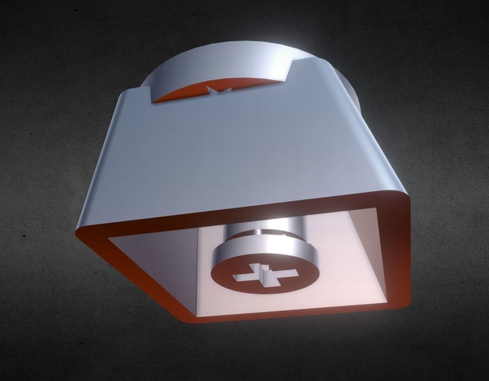 DC Bullet Keycap 3D print model_17