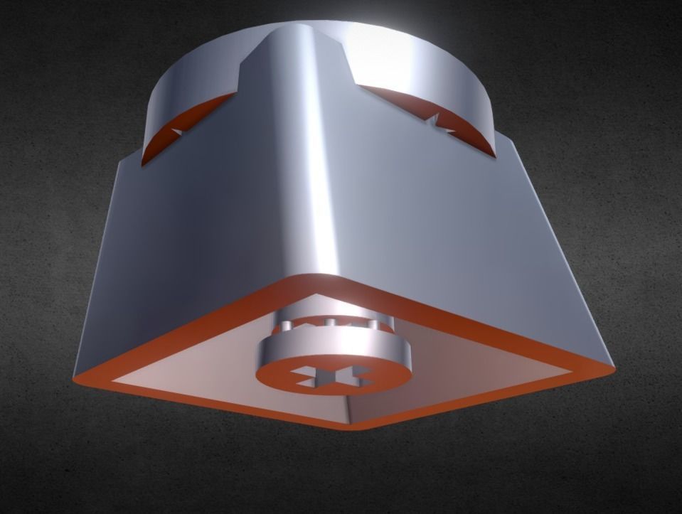 DC Bullet Keycap 3D print model_18