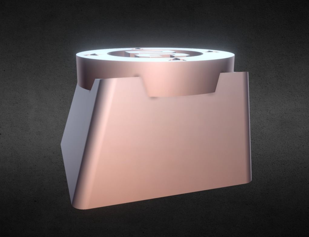 DC Bullet Keycap 3D print model_10