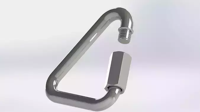 Triangular carabiner