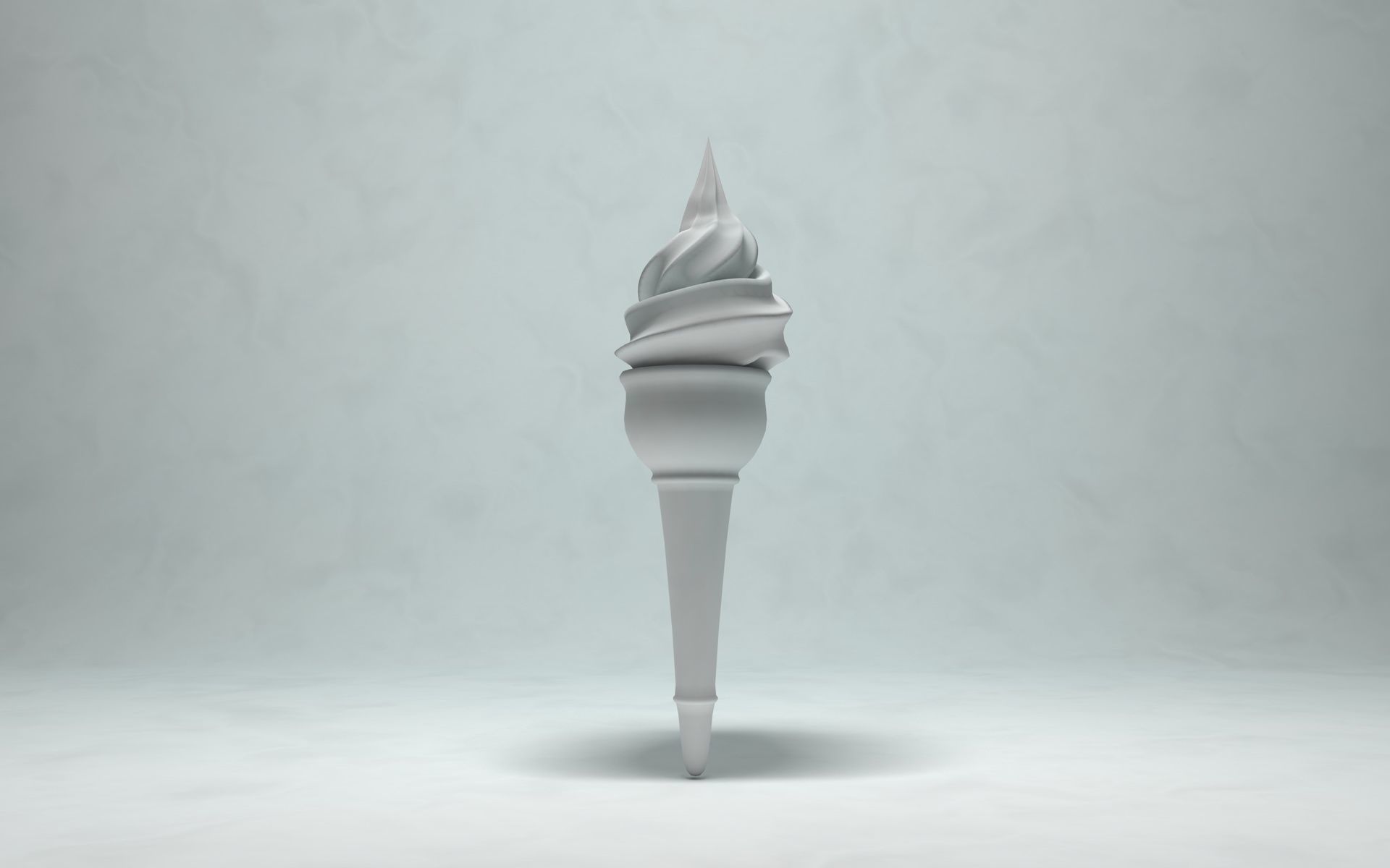 ice cream Free low-poly 3D model_4