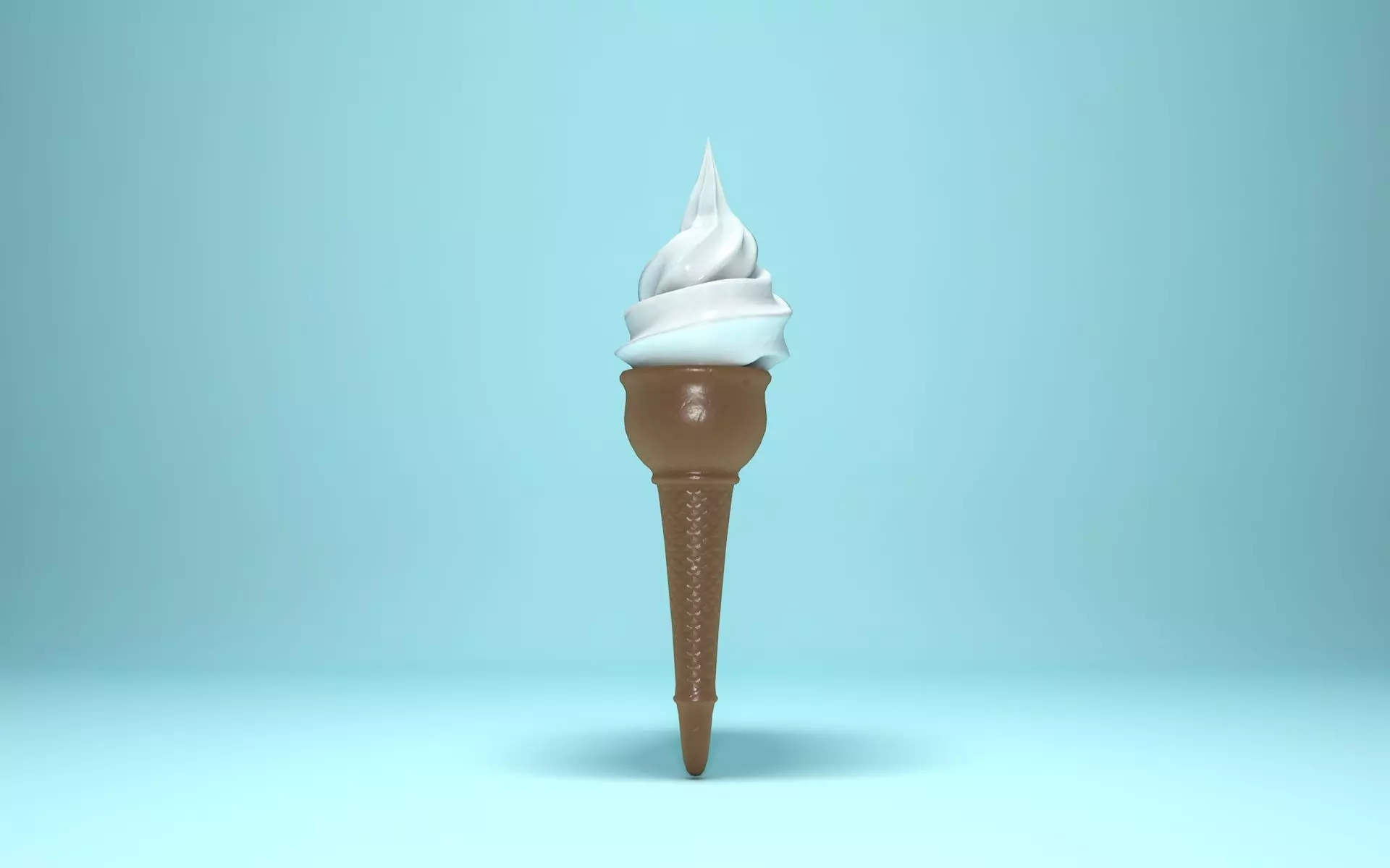 ice cream Free low-poly 3D model_0