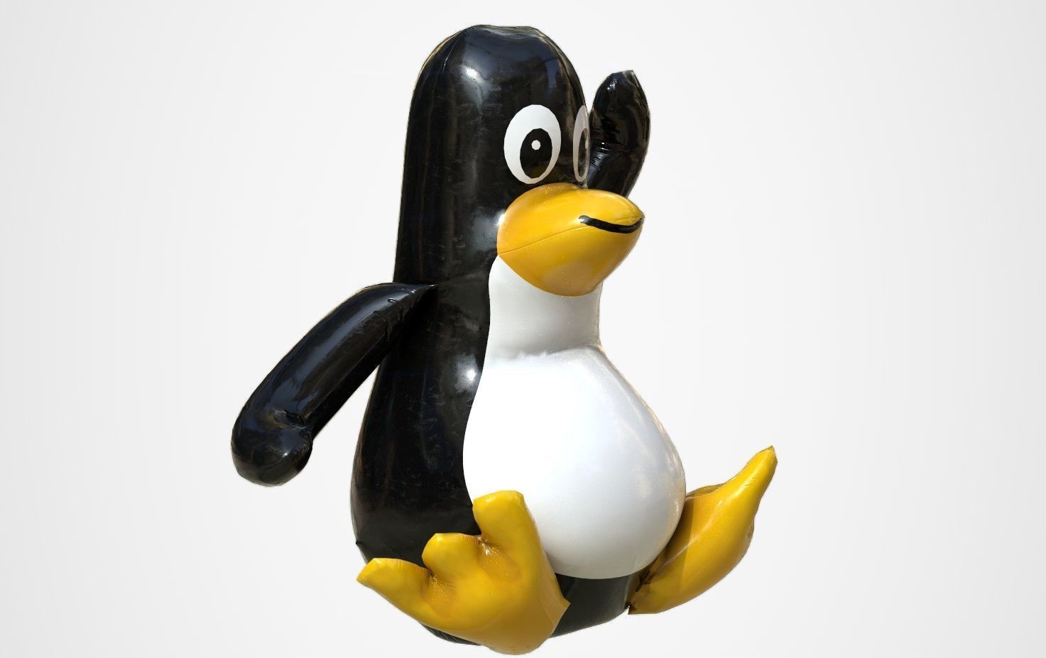 PINGUIN FLOAT Low-poly 3D model_2