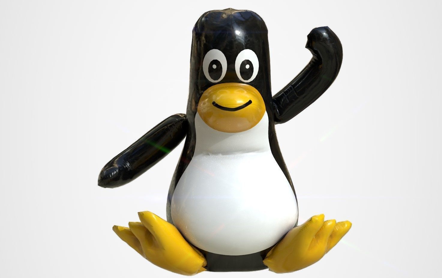 PINGUIN FLOAT Low-poly 3D model_1