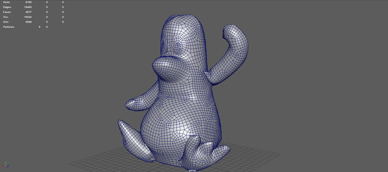 PINGUIN FLOAT Low-poly 3D model_8