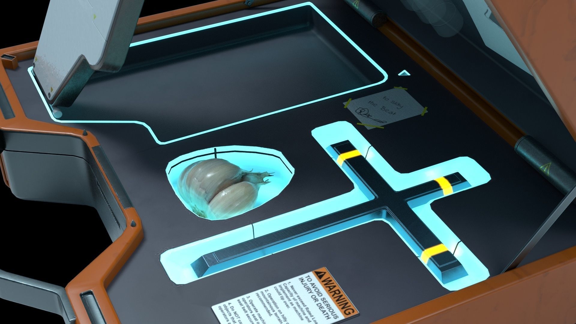 Vampire Killing Kit Sci-Fi Cyberpunk Low-poly 3D model_2