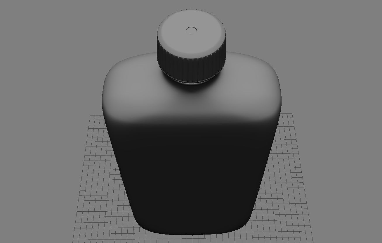 Antiseptic Bottle 3D Model Low-poly 3D model_7