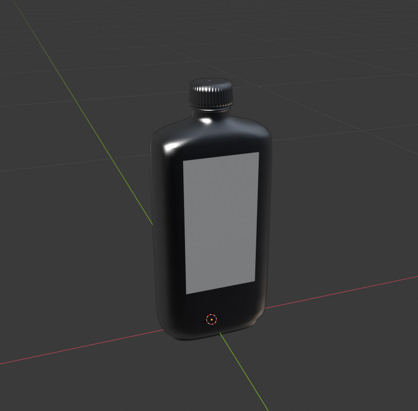 Antiseptic Bottle 3D Model Low-poly 3D model_10