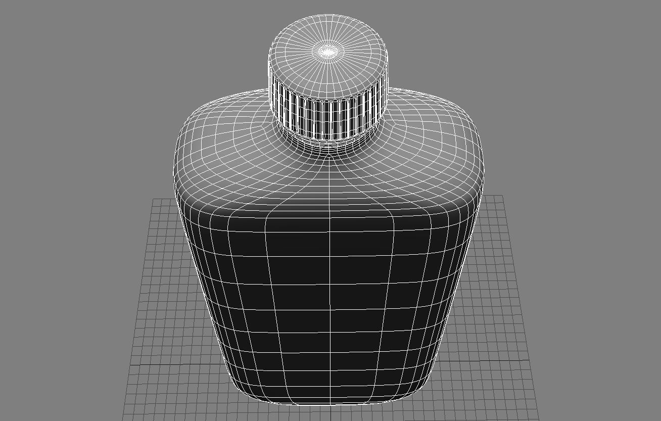 Antiseptic Bottle 3D Model Low-poly 3D model_8