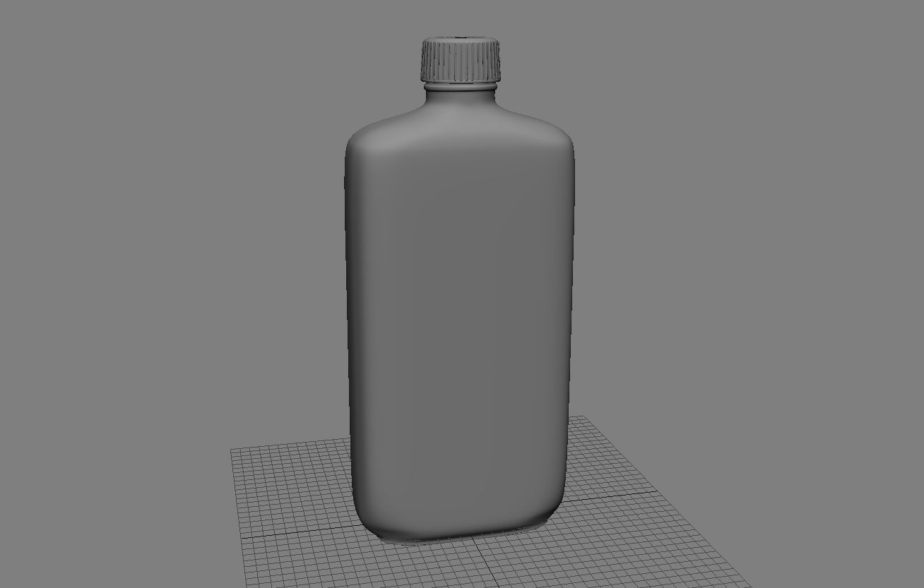 Antiseptic Bottle 3D Model Low-poly 3D model_5