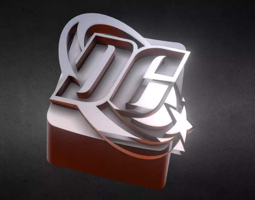 DC Logo Keycap 3D print model