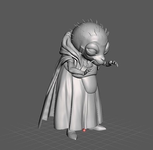 Babidi Dragon Ball Z 3D Model 3D print model
