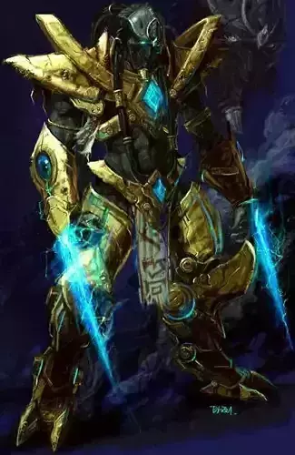 Starcraft Zealot 3D print model